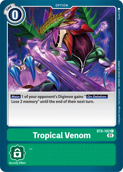 Tropical Venom 「BT6-102」「EN」