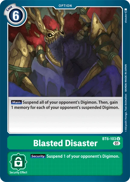 Blasted Disaster 「BT6-103」「EN」