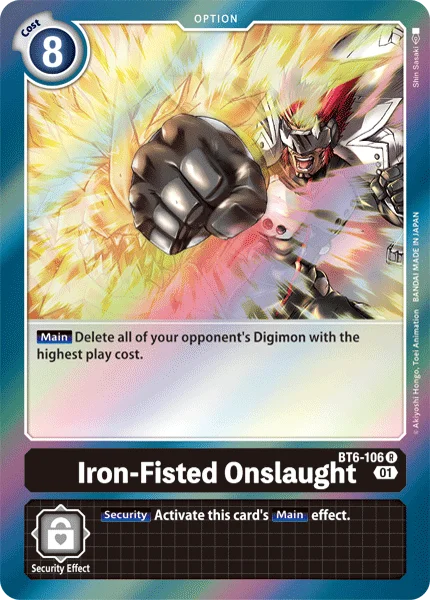 Iron-Fisted Onslaught 「BT6-106」「EN」