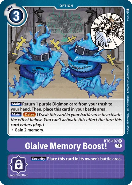 Glaive Memory Boost! 「BT6-107」「EN」