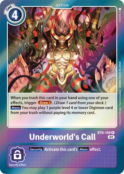 Underworld's Call 「BT6-108」「EN」