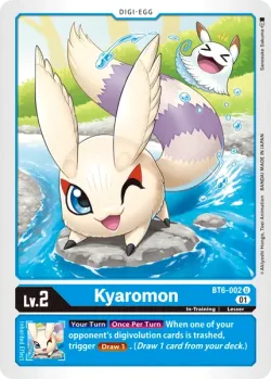 Kyaromon — Double Diamond Pre-Release Pack #BT6-002 · Digimon