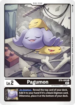Pagumon — Demo Deck: Black #BT6-005 · Digimon