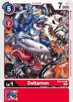 Deltamon — BT-06: Booster Double Diamond #BT6-012 · Digimon