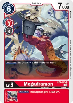 Megadramon — BT-06: Booster Double Diamond #BT6-013 · Digimon