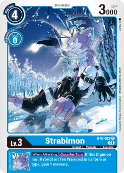 Strabimon — BT-06: Booster Double Diamond #BT6-022 · Digimon