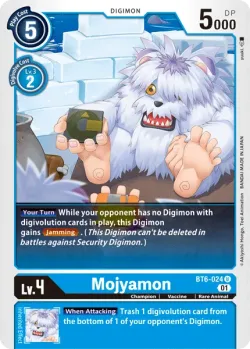 Mojyamon — Double Diamond Pre-Release Pack #BT6-024 · Digimon