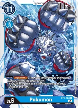 Pukumon — Double Diamond Pre-Release Pack #BT6-028 · Digimon