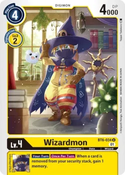 Wizardmon — Store Championships 2022 #BT6-034 · Digimon