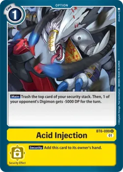 Acid Injection 「BT6-099」「EN」