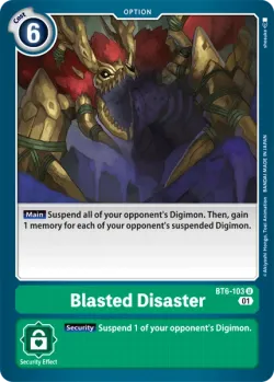 Blasted Disaster 「BT6-103」「EN」