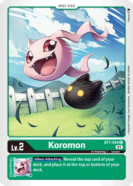 Koromon 「BT7-004」「EN」