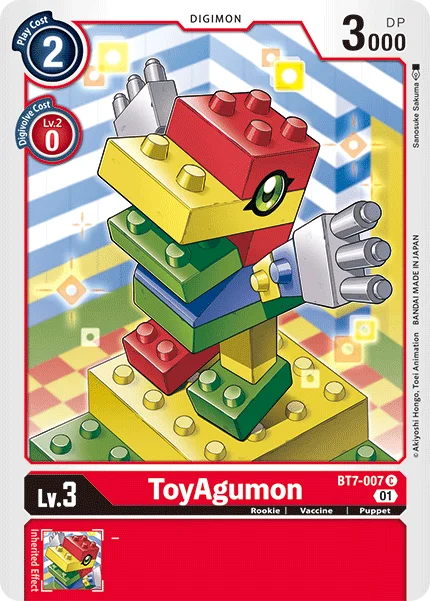 ToyAgumon 「BT7-007」「EN」