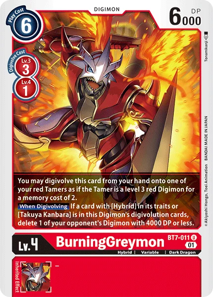 BurningGreymon 「BT7-011」「EN」