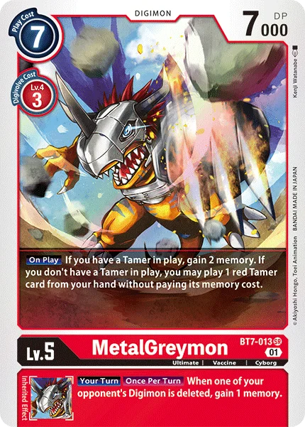 MetalGreymon 「BT7-013」「EN」