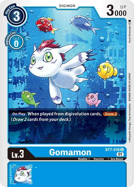 Gomamon 「BT7-018」「EN」
