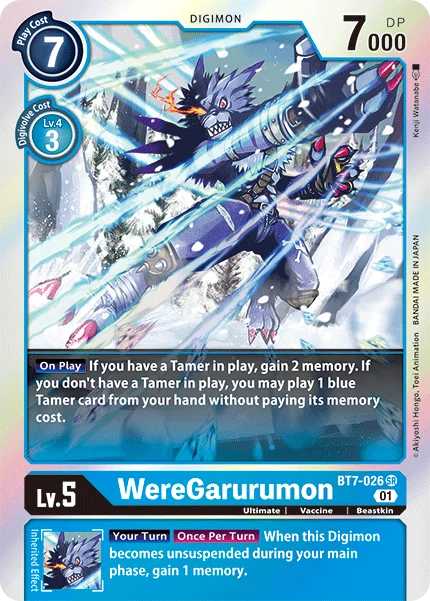 WereGarurumon 「BT7-026」「EN」
