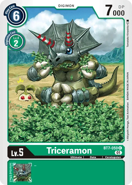Triceramon 「BT7-050」「EN」