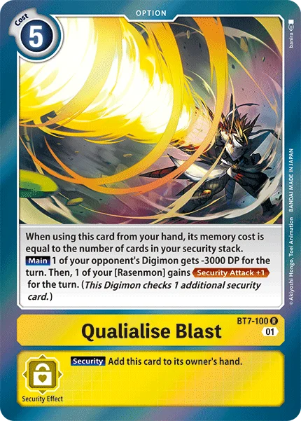 Qualialise Blast 「BT7-100」「EN」