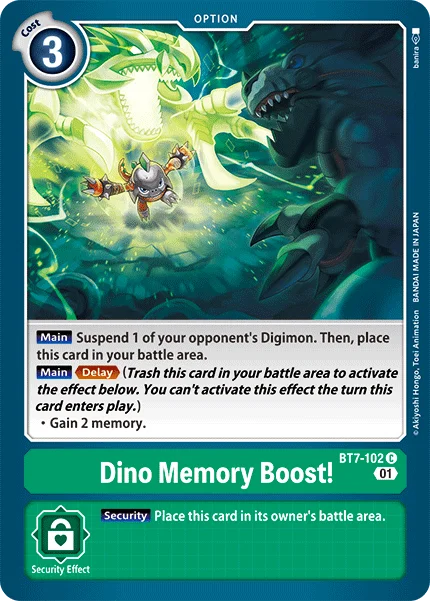 Dino Memory Boost! 「BT7-102」「EN」