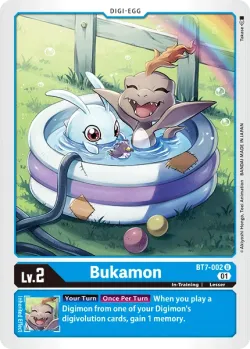 Bukamon — Next Adventure Pre-Release Pack #BT7-002 · Digimon