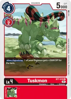 Tuskmon — BT-07: Booster Next Adventure #BT7-010 · Digimon