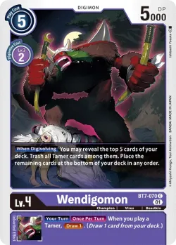 Wendigomon 「BT7-070」「EN」