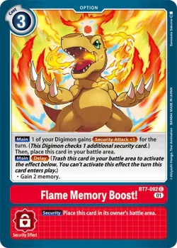 Flame Memory Boost! 「BT7-092」「EN」