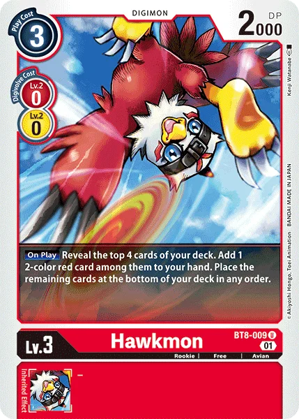 Hawkmon 「BT8-009」「EN」