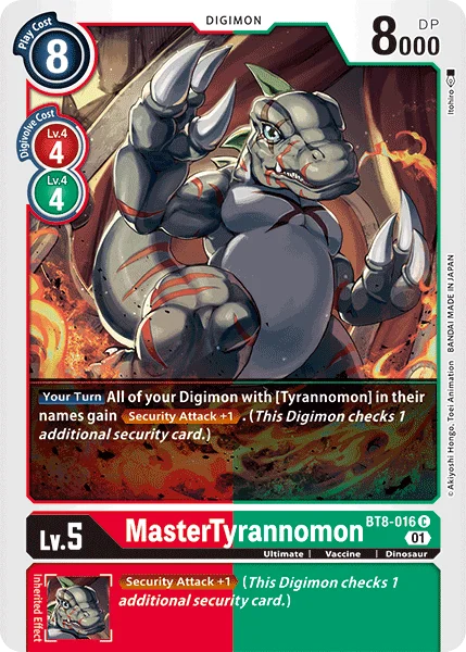 MasterTyrannomon 「BT8-016」「EN」