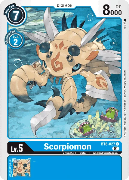 Scorpiomon 「BT8-027」「EN」