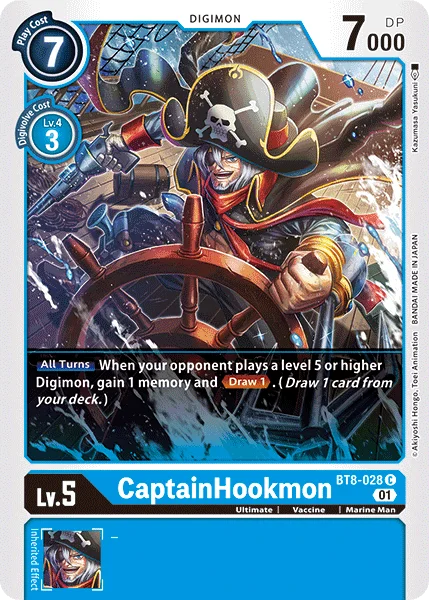 CaptainHookmon 「BT8-028」「EN」
