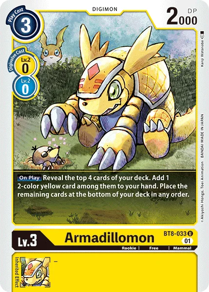 Armadillomon 「BT8-033」「EN」