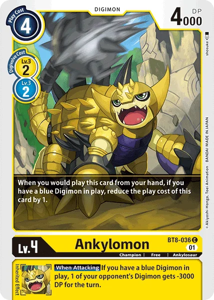 Ankylomon 「BT8-036」「EN」