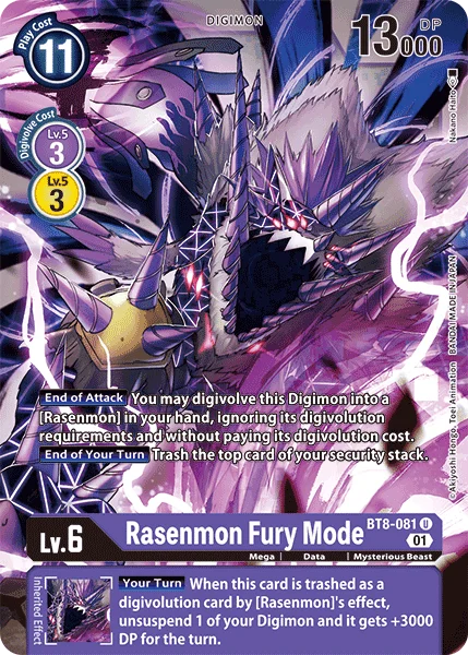 Rasenmon Fury Mode 「BT8-081」「EN」