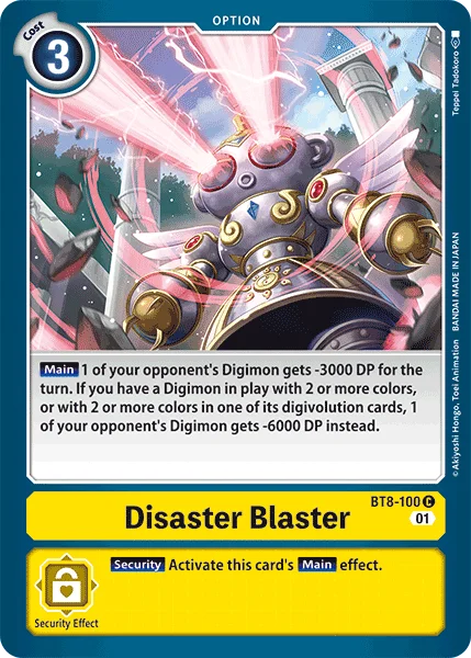 Disaster Blaster 「BT8-100」「EN」