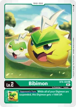 Bibimon — New Awakening Pre-Release Pack #BT8-004 · Digimon