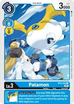 Patamon — BT-08: Booster New Awakening #BT8-020 · Digimon