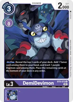 DemiDevimon 「BT8-072」「EN」
