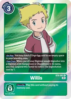 Willis 「BT8-091」「EN」