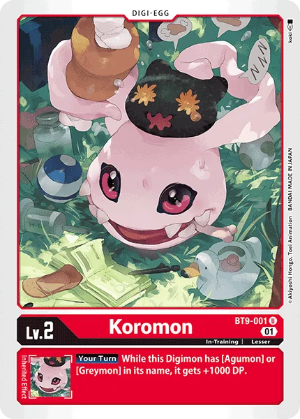 Koromon 「BT9-001」「EN」