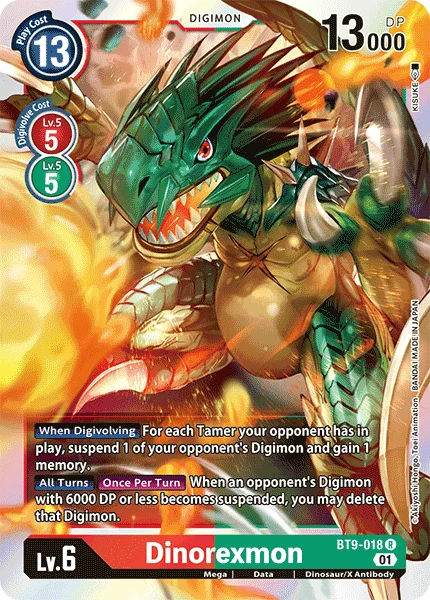 Dinorexmon 「BT9-018」「EN」