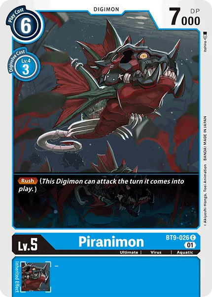 Piranimon 「BT9-026」「EN」