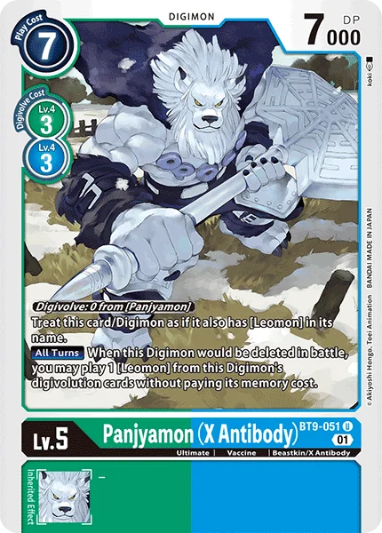 Panjyamon (X Antibody) 「BT9-051」「EN」
