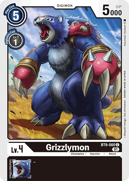 Grizzlymon 「BT9-060」「EN」