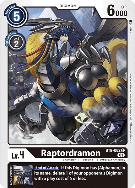Raptordramon 「BT9-062」「EN」