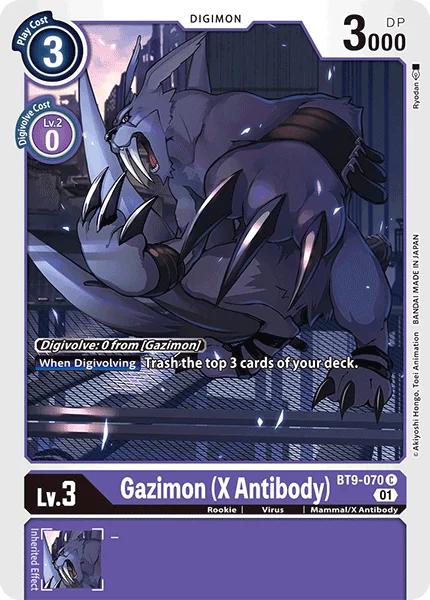 Gazimon (X Antibody) 「BT9-070」「EN」