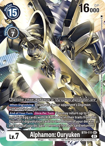 Alphamon: Ouryuken 「BT9-111」「EN」