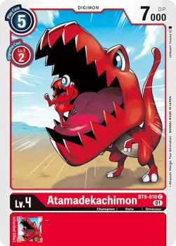 Atamadekachimon — BT-09: Booster X Record #BT9-010 · Digimon