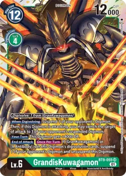 GrandisKuwagamon — BT-09: Booster X Record #BT9-055 · Digimon
